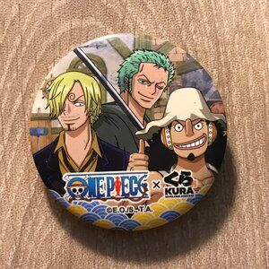 One Piece X Kura Sushi Pin Button